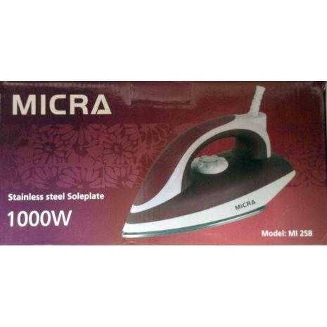 Micra-258 1000watt Dry Iron