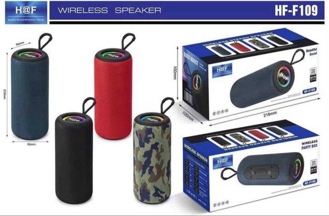 H@F HF-F109 Bluetooth Wireless Speaker