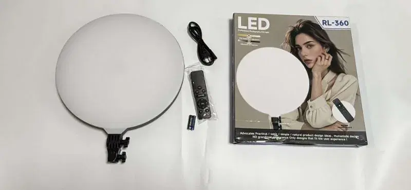 RL-360 LED Full Screen Lighting Supplement Lamp for Photography, Mobile Phone Lighting Supplement Lamp