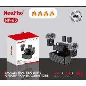 NP-65 Dual Wireless Microphone for Smartphones (Type-C &