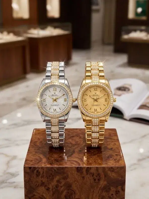 Rolex Luxury Party Wear Premium Watch For Ladies 
