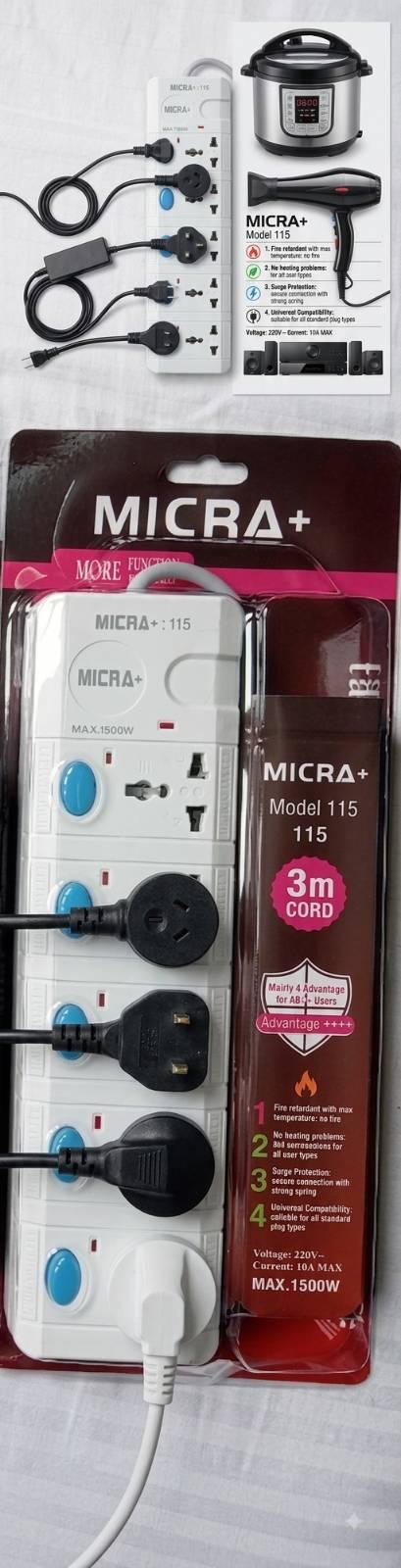 Micra 115+ 5port Multiplug 1500watt
