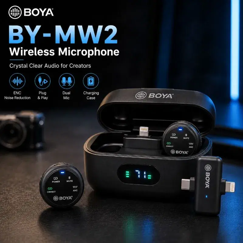 BOYA BY-MW2 Wireless Live Microphone