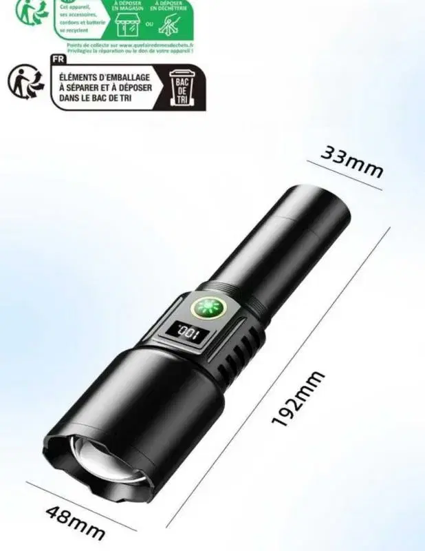 sx-508 Electro Hub Nepal Ruilang LED Torch Light | 12000mAh ...