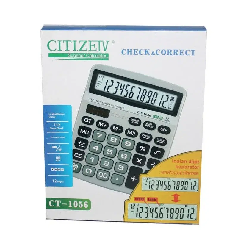 Citizeiv Check&Corret Calculator CT-1056