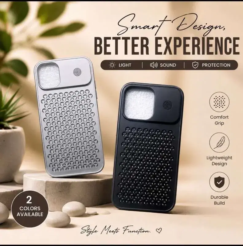 Breathable Mesh Cooling Phone Case For iPhone 11 to 15 Series – Hollow Heat Dissipation Matte Cover