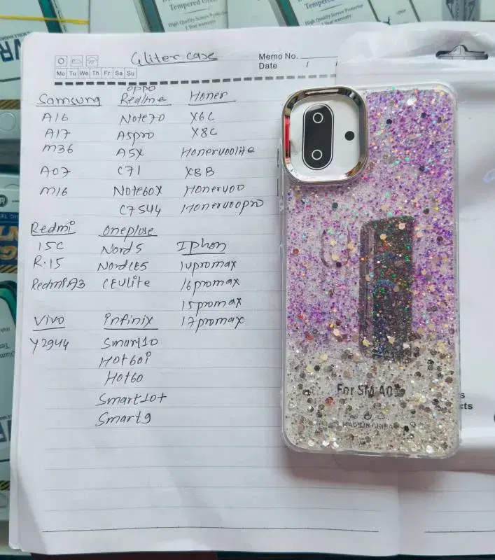 Gliter case protective phone case compatible