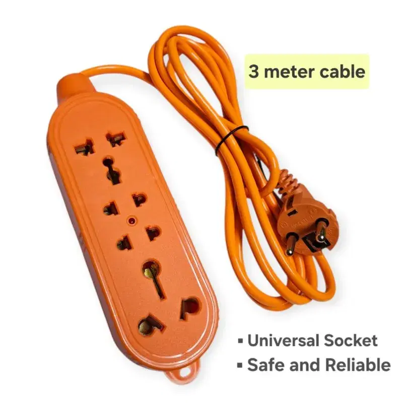 4 port multiplug 3m cable length : YELLOW HEAVY