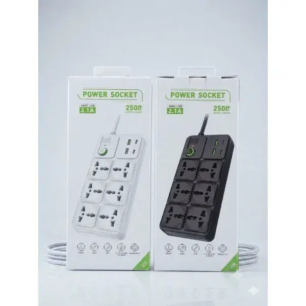 2500W Power Socket Extension Strips specifically the J08 model.