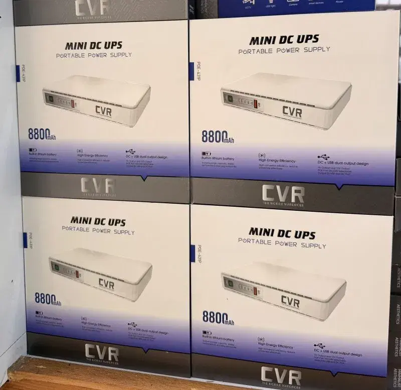 CVR POE-431P MINI PORTABLE  DC UPS POWER SUPPLY ROUTER (8800MAH)