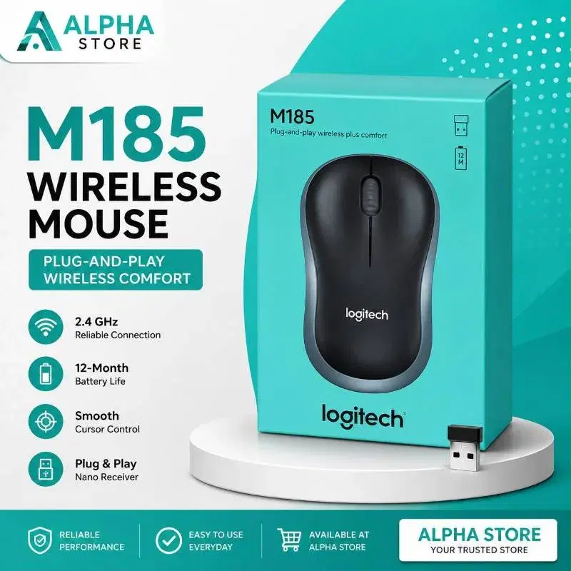ALPHA M185 WIRELESS MOUSE 