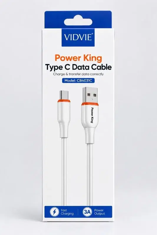 Vidvie Type-C 3A Fast Charging Data Cable.