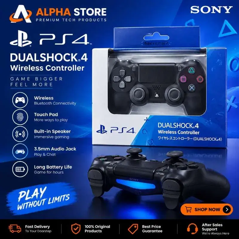 PS4 Controller Wireless Gamepad For Playstation Joystick Bluetooth Gamepads for PS4/PS4 Pro Silm PS3 PC Game Pad