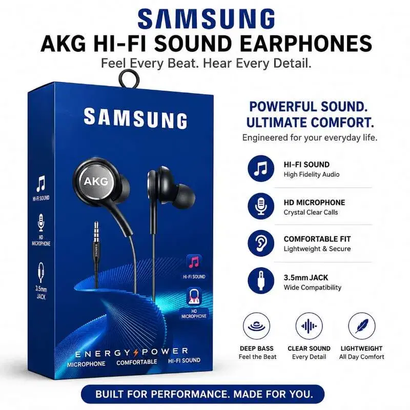SAMSUNG AKG HI-FI SOUND EARPHONES