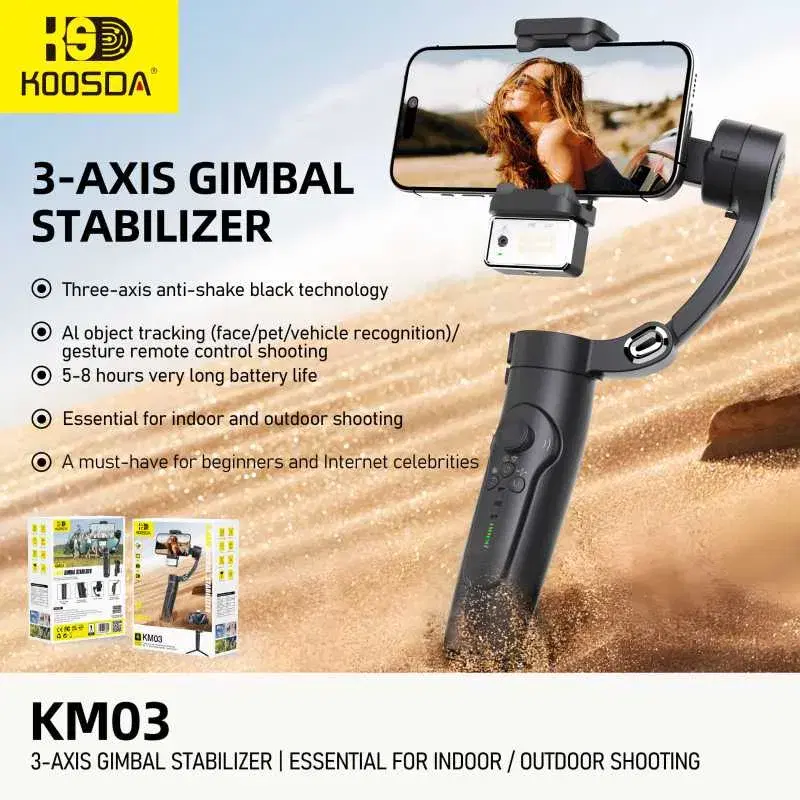 KOOSDA KM03 (3-AXIS GIMBAL STABILIZER 