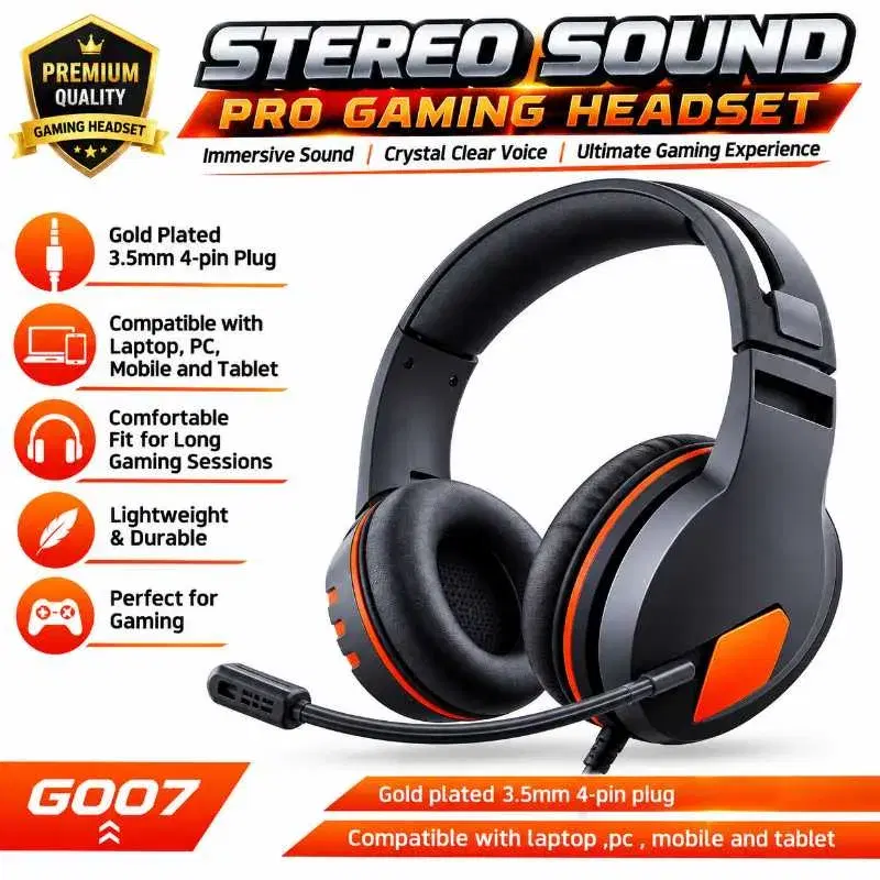 GOO7 STEREO SOUND PRO GAMING HEADSET 