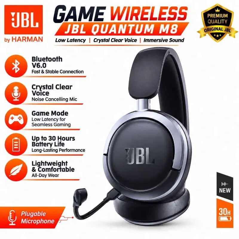 GAME WIRELESS JBL QUANTUM M8 HEADSET 