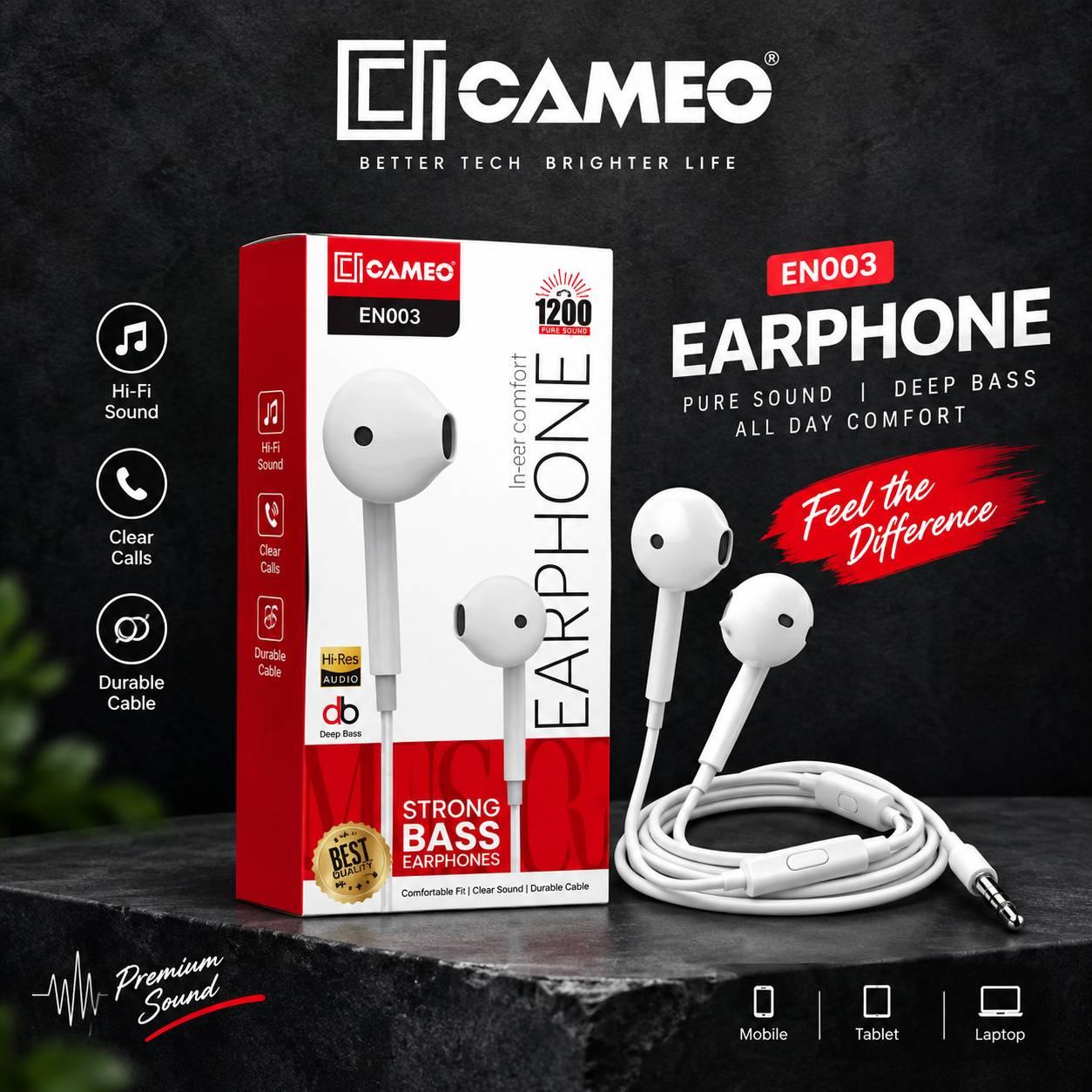 CAMEO | EN003 | 3.5mm Earphone |