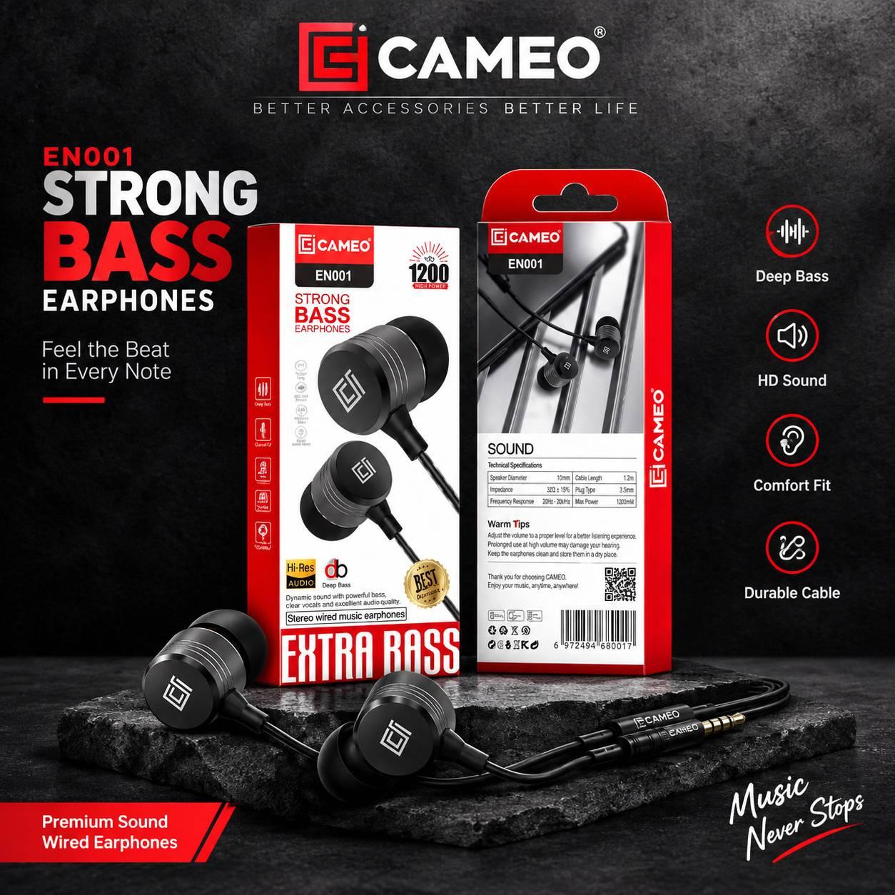 CAMEO | EN001 | 3.5mm Earphone |