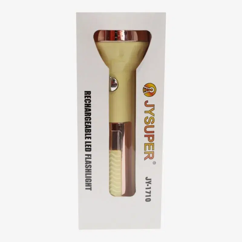 JY Super JY-1710 Rechargeable LED Flash Light With Lighter