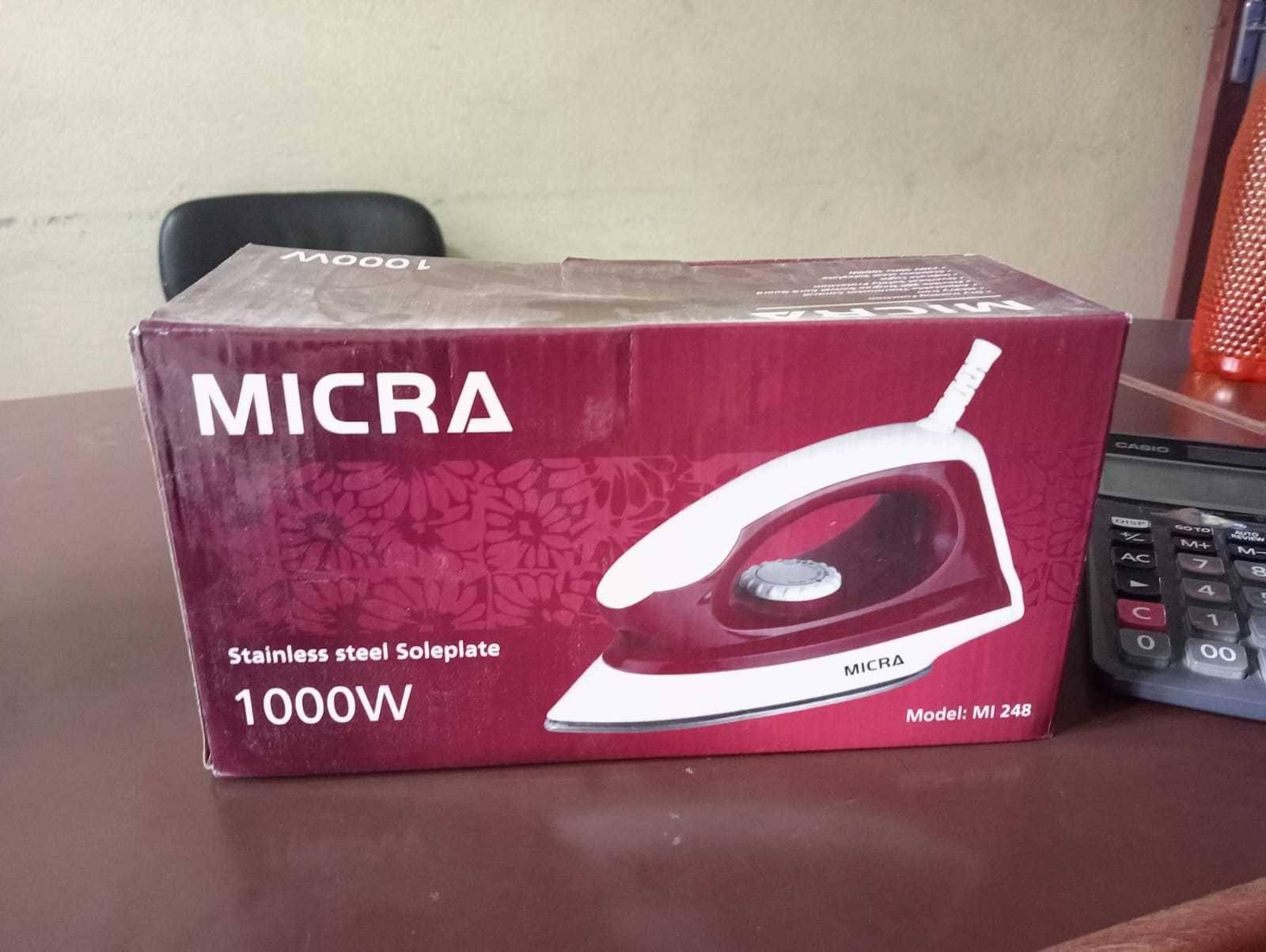 Micra-248 1000watt Dry Iron thumbnail 2