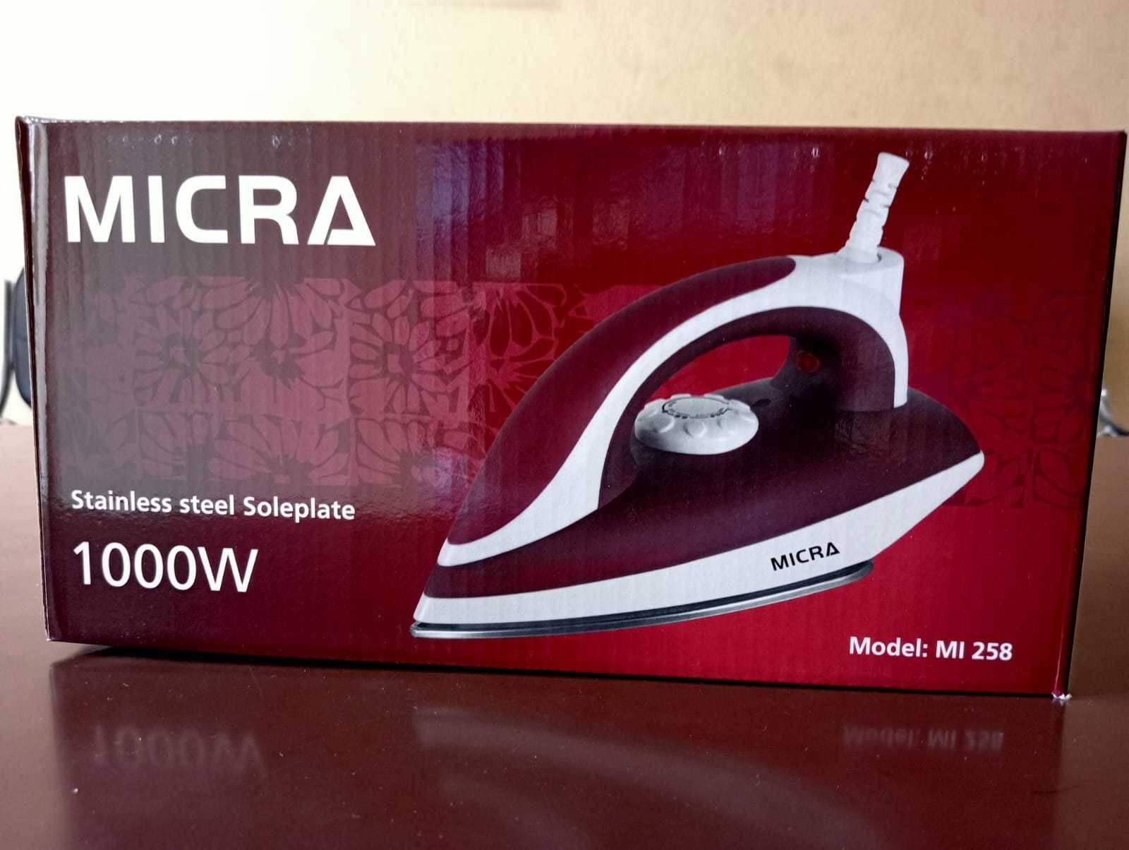 Micra-258 1000watt Dry Iron thumbnail 2