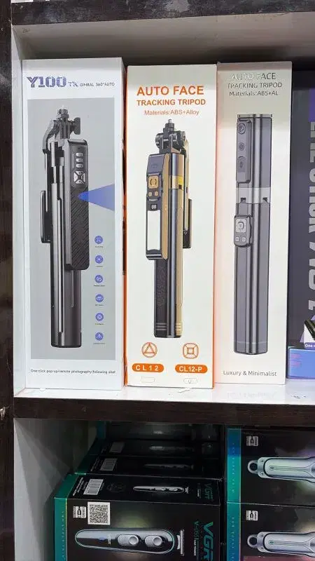 ABS Auto Face Tracking Quadrapod Ai Gimbal & Monopod & thumbnail 3