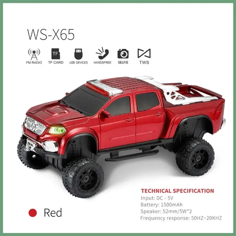 WS-X65 Car Speaker with Bluetooth 5.0 – HighQuality Sound ... thumbnail 3