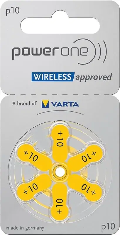  Pack Of  6* Batteries For Hearing Aids  कान नसुन्ने मानिस को मेसिन मा लगाउने Battery . Model no P10 thumbnail 2