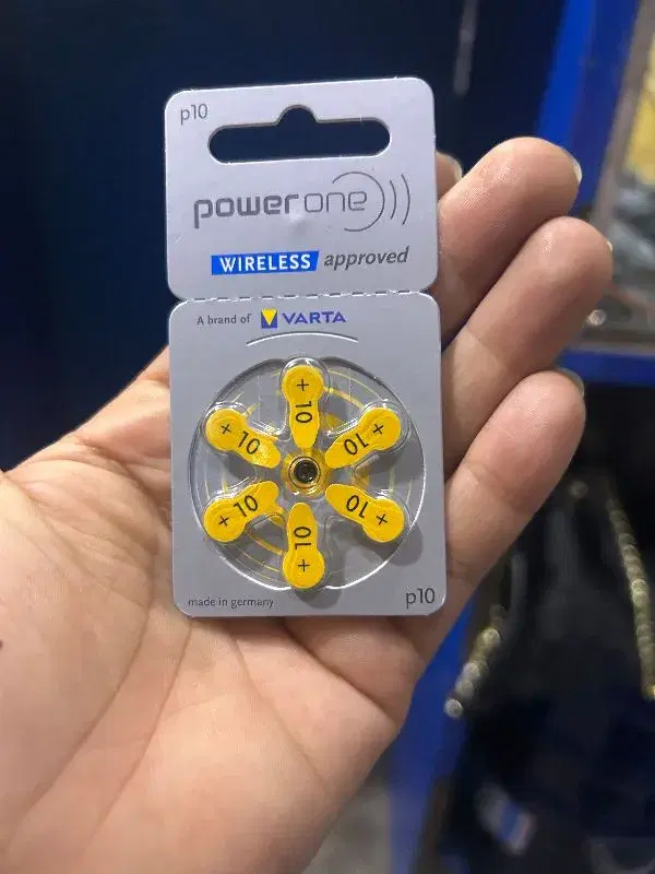  Pack Of  6* Batteries For Hearing Aids  कान नसुन्ने मानिस को मेसिन मा लगाउने Battery . Model no P10 thumbnail 4