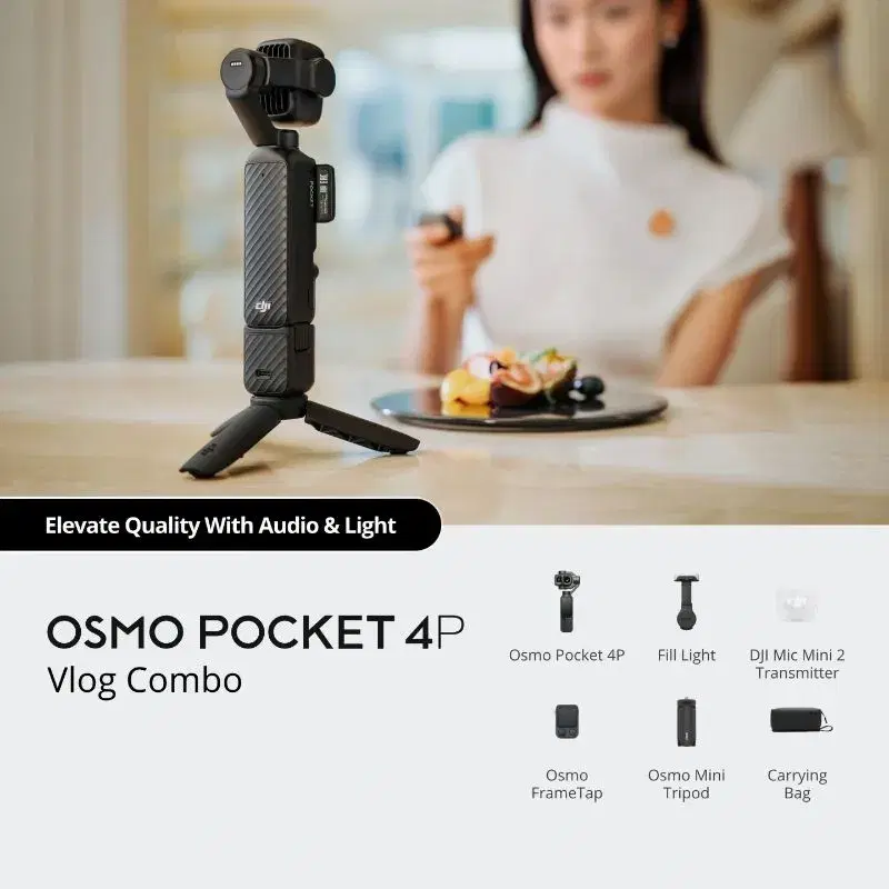     DJI Osmo Pocket 4P (Vlog Combo) thumbnail 3