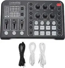 Live Sound Card and Audio Interface with DJ Mixer Effects and Voice Changer,Prefect for Streaming/Podcasting/Gaming thumbnail 2