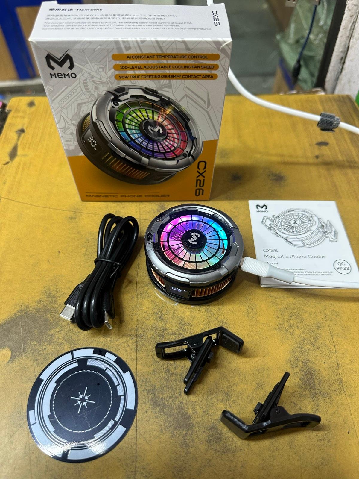Phone cooler (30W) Latest Product of Memo Brand Extra AI cooling thumbnail 2