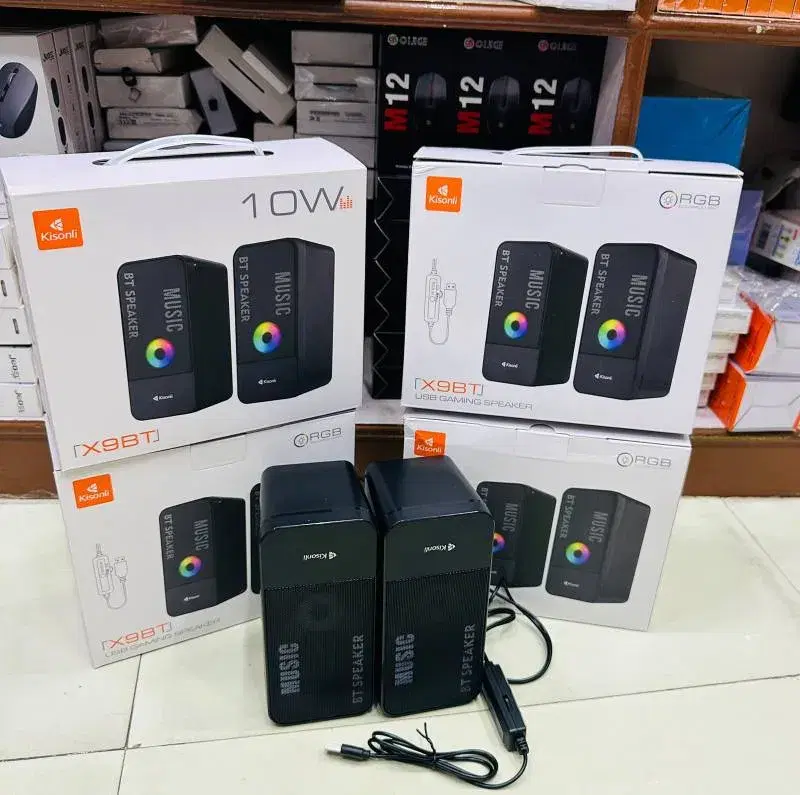 Kisonli X9 Basic RGB Wired Speaker thumbnail 4