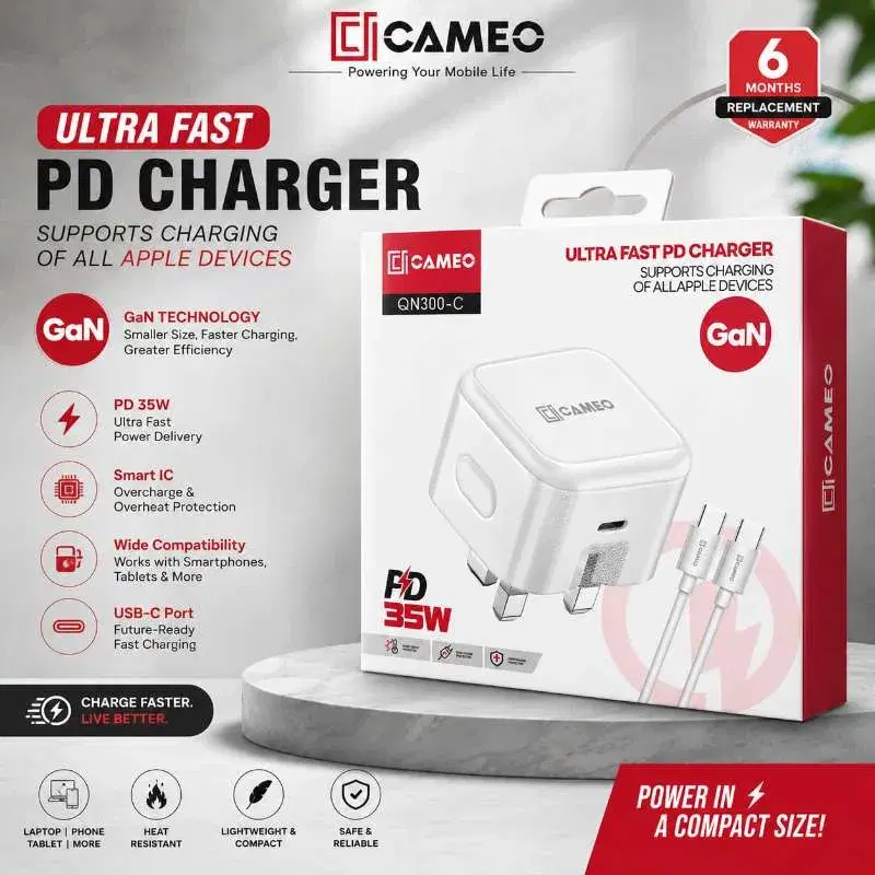 Cameo QN300-C 35W PD Fast Charge CTOC IPHONE CHARGER thumbnail 2