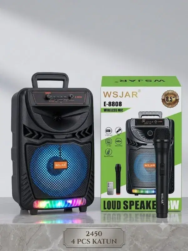 WSJAR E-8808 wireless microphone speaker set. thumbnail 2