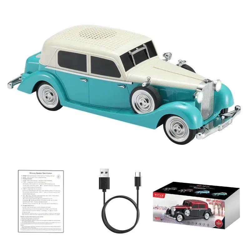 WSTER Bluetooth Speaker 10W With Radio Petrol WS-1934