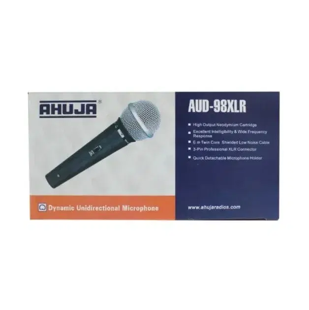 Ahuja Aud 98XLR Wired Microphone