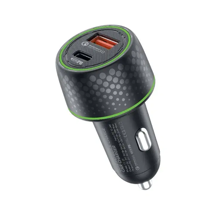 COON 50W TYPE-C&USB Quick Charge CN04 Car Charger
