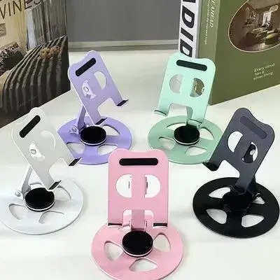 Adjustable Full Metal (Aluminum) Phone Holder Phone Stand Take Anywhere Desk Mobile Stand