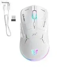 Sutuiying ONIKUMA CW917 Wireless Gaming Mouse Charging Mice Adjustable DPI Ergonomic Honeycomb Design With RGB Light For Desktop Laptop PC