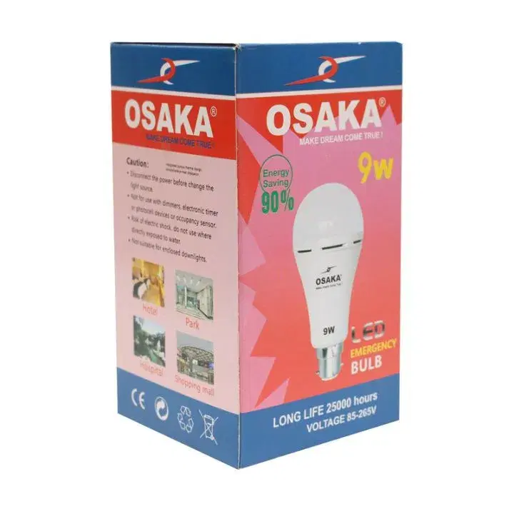 Osaka 9W LED Emergency Light Bulb
