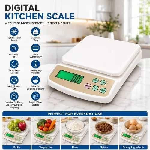 SF400A Digital Kitchen Scale 10kg (Gram And Oz Units)
