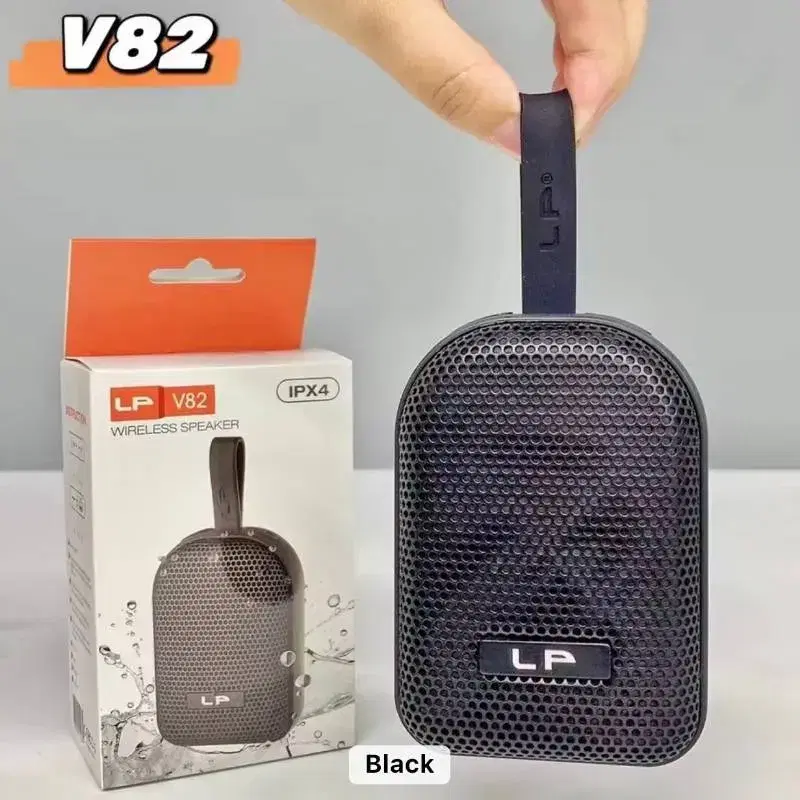 Wireless Blue-tooth IPX4 LP V82 Speaker Portable Active USB TF BT Stereo Bass Sound Circular mini Speaker
