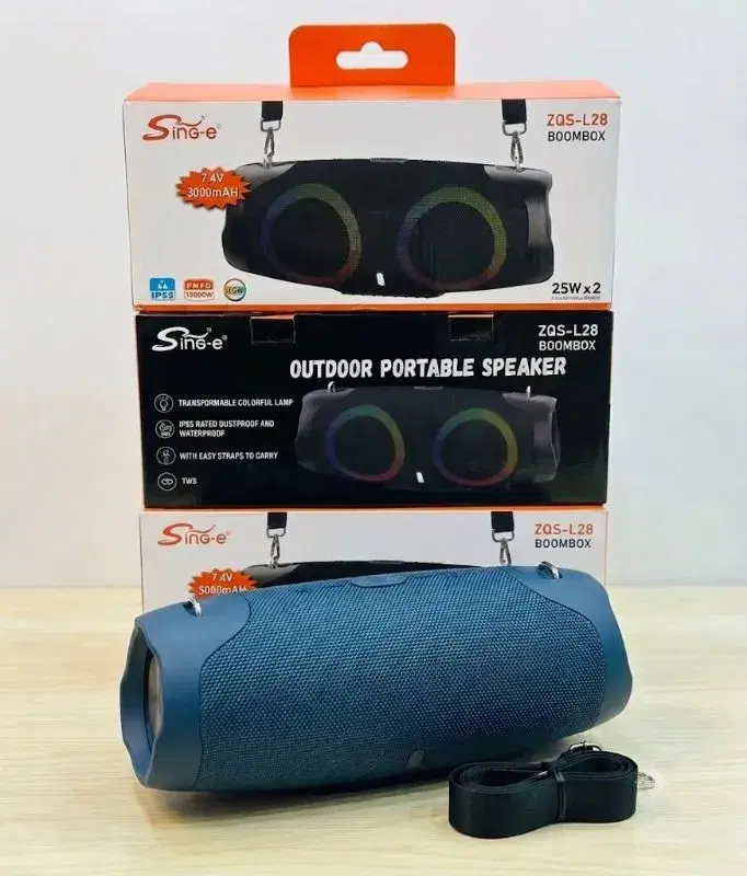SinG-6 ZQS-L28 3000mAh BoomBox Wireless Portable Speaker.