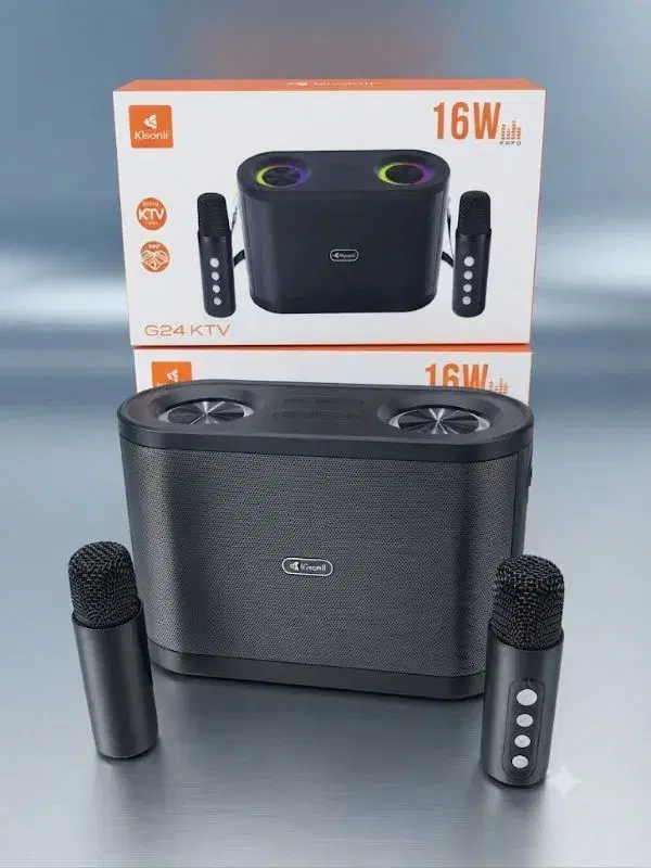 Kisonli G24 KTV Sound Speaker System New 2025 Microphone and Speaker