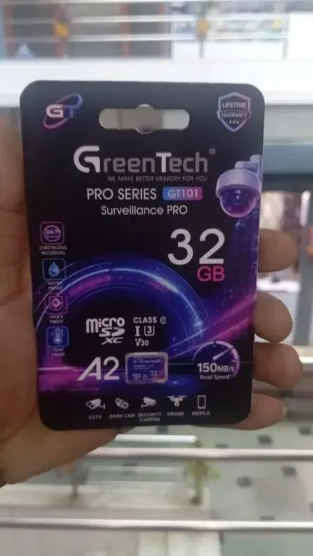 Green Tech 32GB Micro SD Memory Card by Robotek