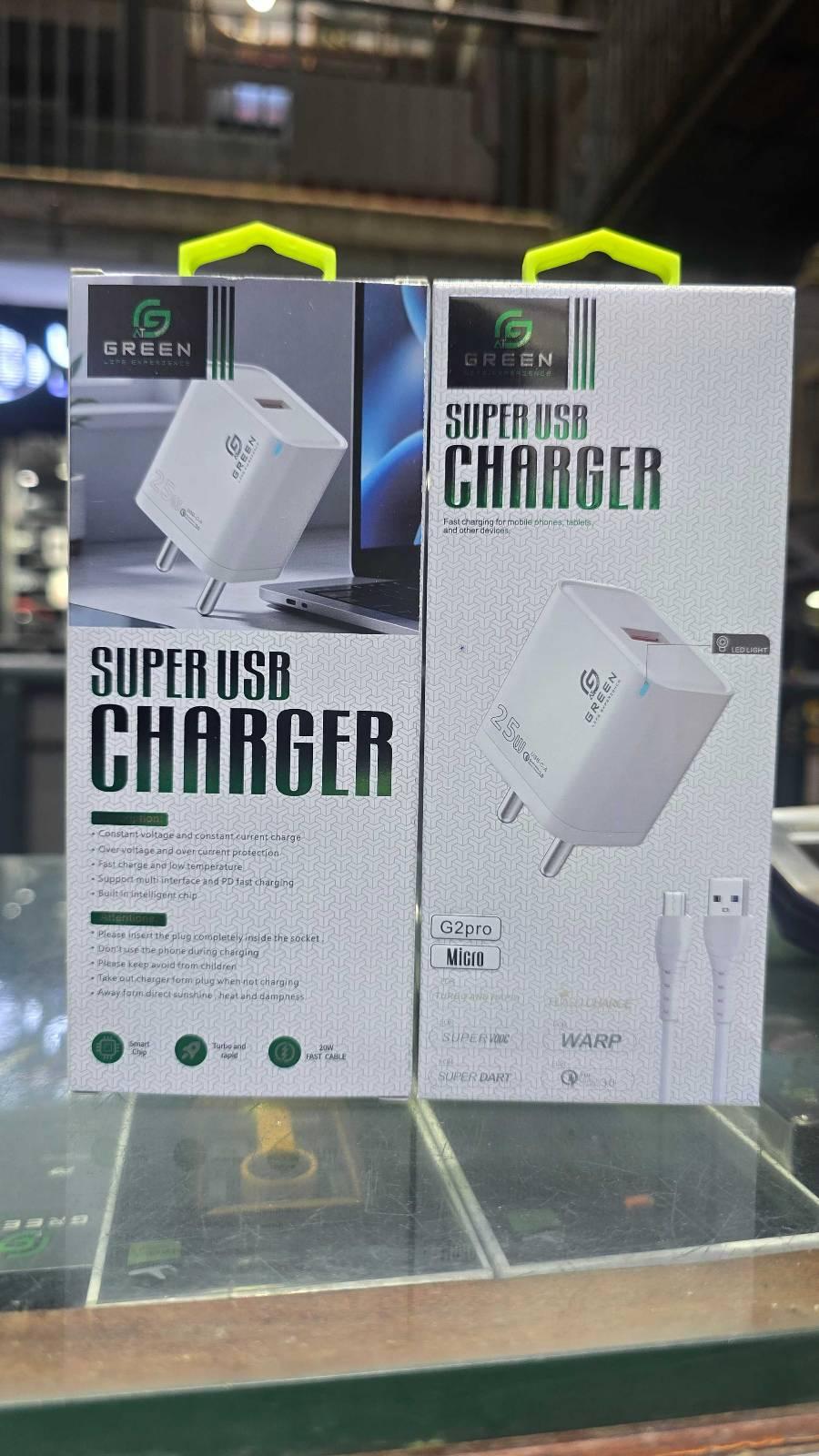 GREEN G2 pro fast charger supports all protocol For micro