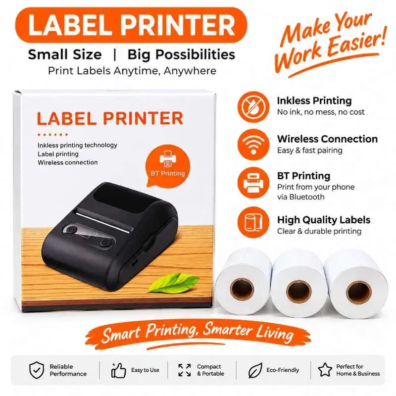 WIRELESS CONNECTION LABEL PRINTER