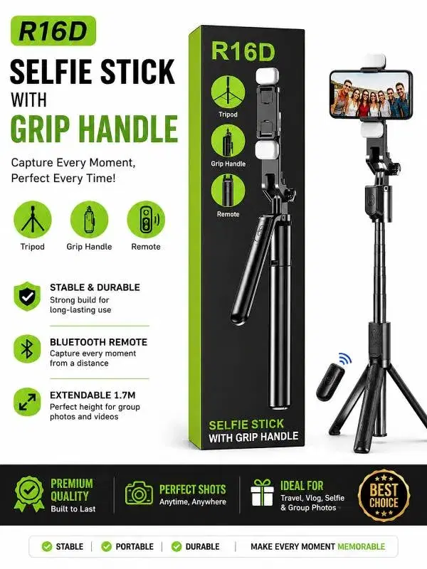 R16D SELFIE STICK